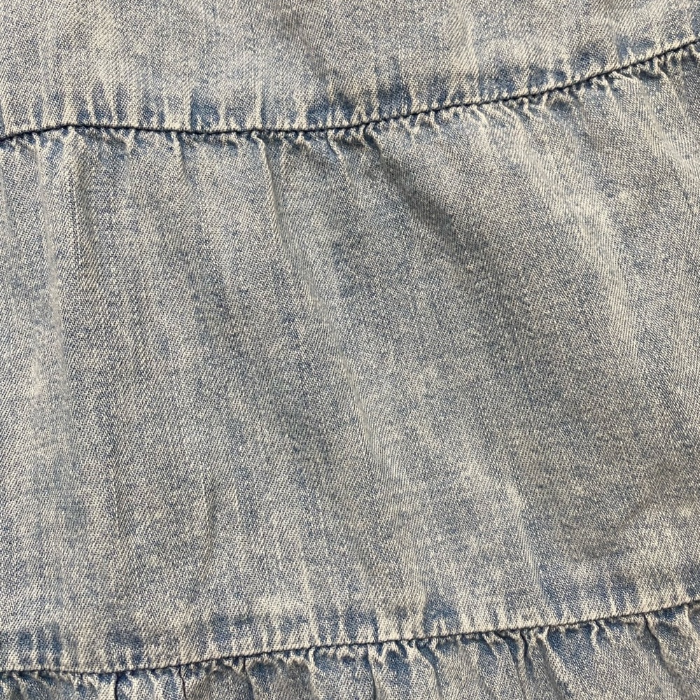 GAP | 100% Cotton Denim Tiered Tank Top Size Small - Picture 11 of 15